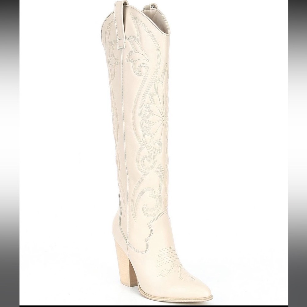 Steve Madden Lasso Leather Western Boots